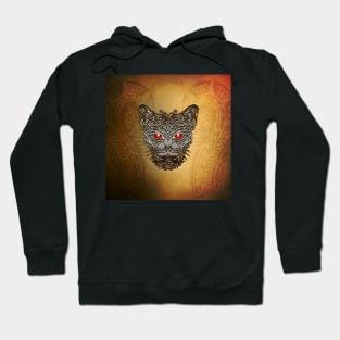 Decorative cat head Hoodie